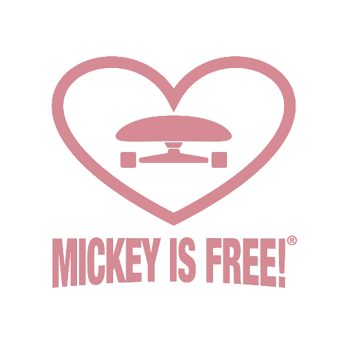 Dusty Pink Skateboard in Heart